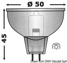 Lampadina alogena MR 16 24 V